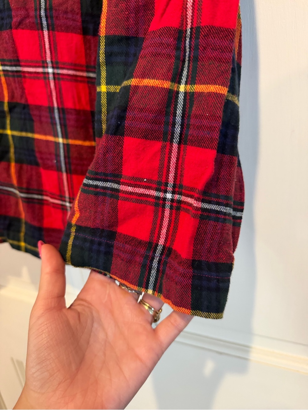 Polo by Ralph Lauren Red, Black & Yellow Plaid PJ Set - Picture 3 of 11